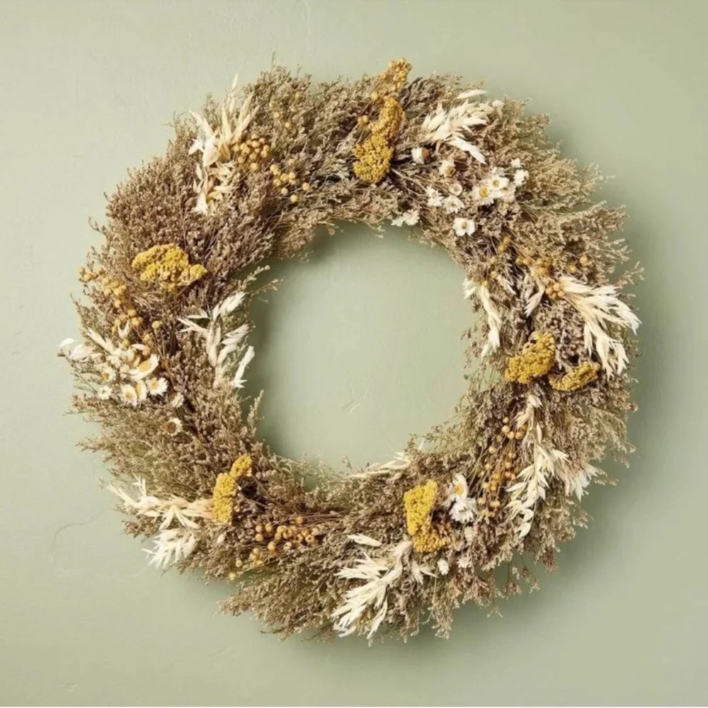 Hearth & Hand Preserved Spring Grass & Flower Brown 21